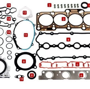 Replacement Corteco Engine Gasket Oil Seals Kit for VW GLI GTI R Passat AUDI A3 A4 2.0 TFSI BPY BPG BWA