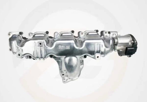 Replacement Intake Manifold - Audi A3 A4 A5 A6 Q5 Tt, VW Golf Passat, Seat, Skoda (2003–2017) (03L129711AG) with swirl flap motor upgrad aluminum