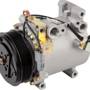 A/C Compressor & 115mm 6-Groove A/C Clutch - Mitsubishi Lancer Evolution 2003 2004 2005 Evo VIII Replaces MSC90C - BuyAutoParts 60-03146NA NEW