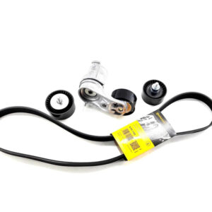 Replacement Belt Tensioner + Idler Pulley + Drive Belt Kit Continental OEM for BMW X5 3.0