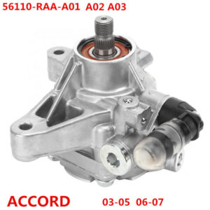 Replacement Power Steering Pump Reference OEM 56110-PNB-A01 56110-RTA-003 56110-PNA-G02 New Replacement for Honda CRV 03-04 Element 03-05 Accord 06-07 For Acura RSX 02-06 TSX 06-08 Power Steering Pump
