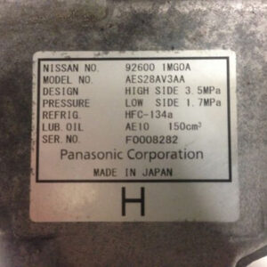 OEM A/C Compressor - Nissan LEAF 92600-1MG0A